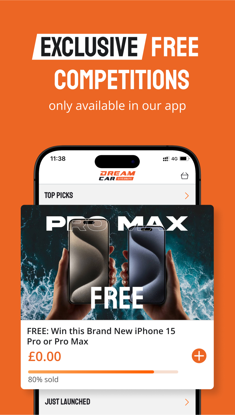 Exclusive app only competitions